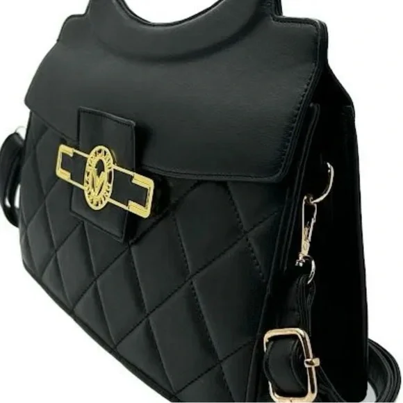 Elegant Black Quilted Handbag - Picture 2 of 6